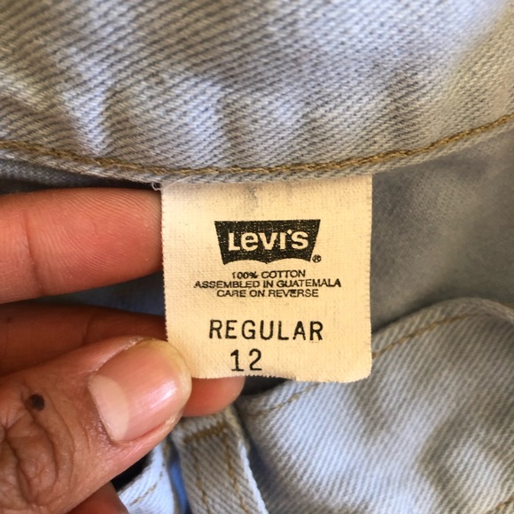 SOLD Vintage Y2K Levi's Denim Jorts Shorts - Picture 6 of 6